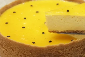 Receita de Torta Mousse de Maracujá com Toque de Limão